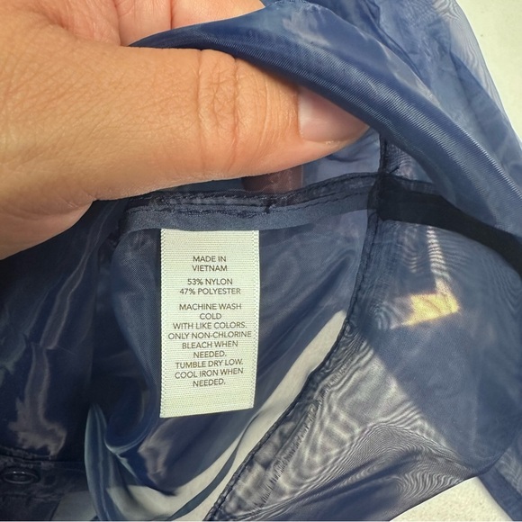 Johnny Wujek Sheer Blue Women's Top Size E - Picture 5 of 7